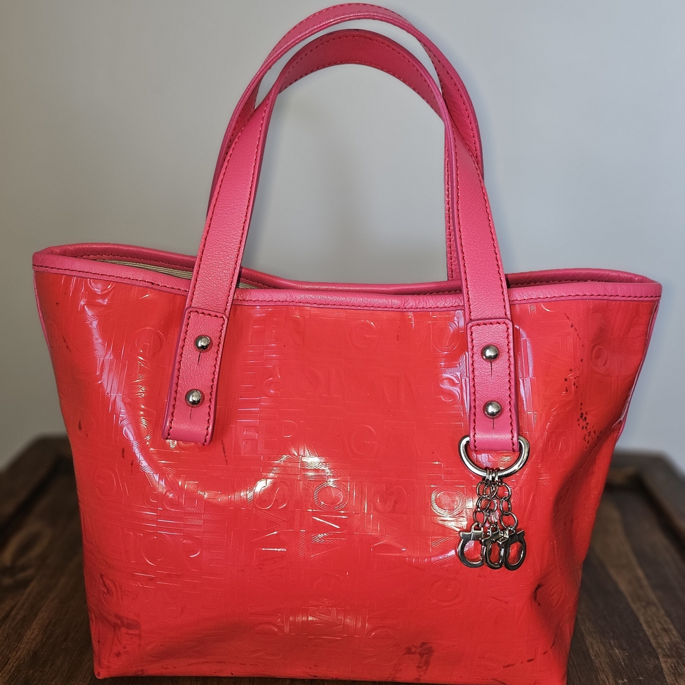 Vibrant Pink Designer Tote Bag